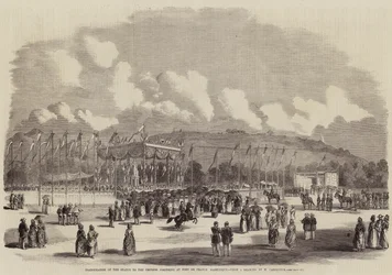 Inauguration of the Statue to the Empress Josephine at Fort de France, Martinique